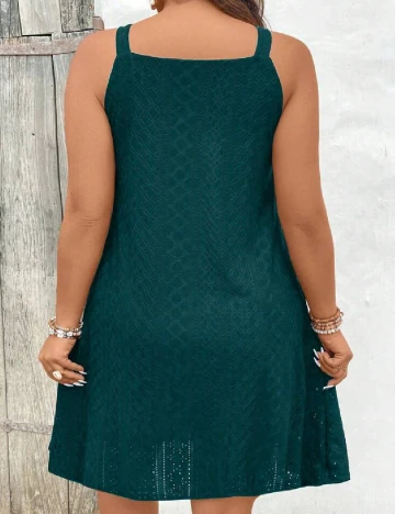 Rochie scurta SHEIN CURVE, verde