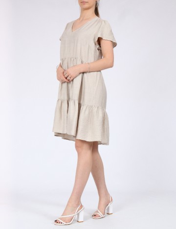 Rochie scurta Vero Moda, bej