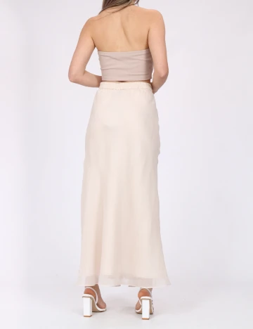Fusta Vero Moda, bej