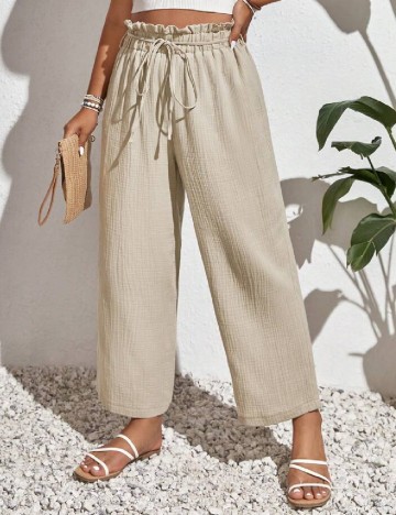 Pantaloni SHEIN CURVE, bej