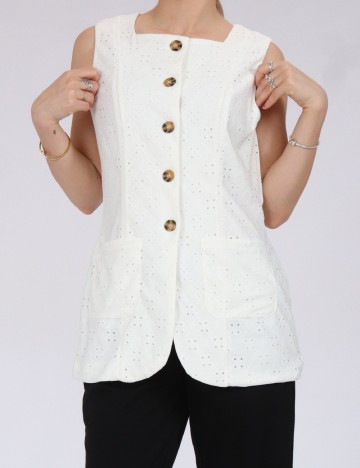 
						Vesta Vero Moda, alb
