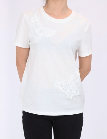 
						Tricou Vero Moda, alb