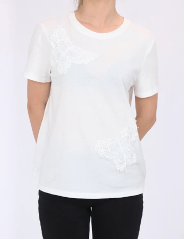 Tricou Vero Moda, alb Alb