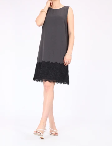 Rochie scurta Vero Moda, gri Gri
