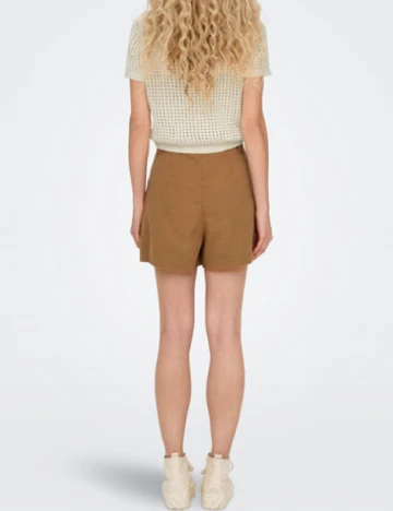 Pantaloni scurti Only, maro Maro