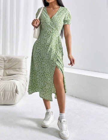 Rochie medie SHEIN, verde