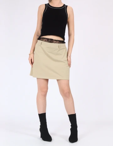 Fusta Vero Moda, bej
