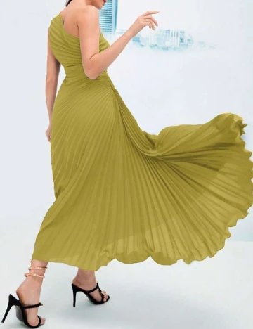 Rochie lunga SHEIN, verde