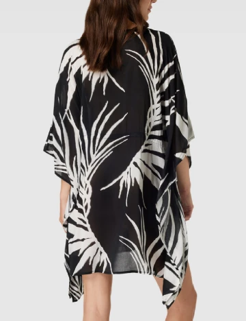 Rochie de plaja Comma, alb/negru