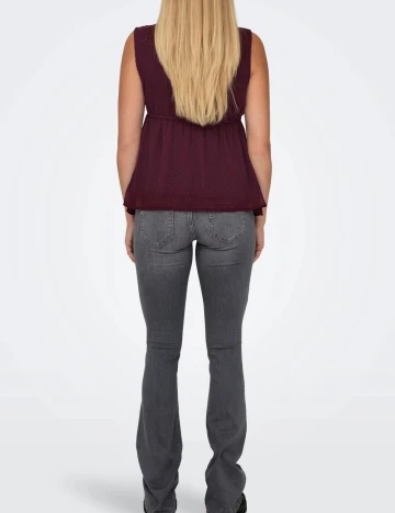 Bluza Only Maternity, visiniu