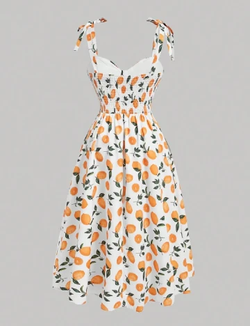 Rochie medie SHEIN CURVE, alb