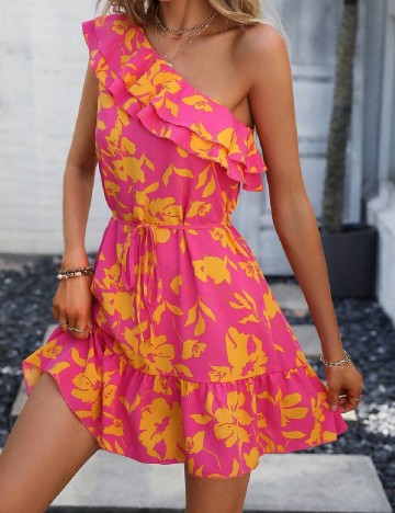 Rochie scurta SHEIN, roz