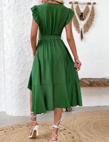 Rochie medie SHEIN, verde Verde