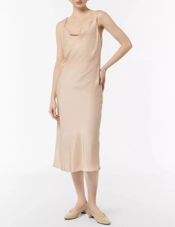 Rochie medie Comma, crem