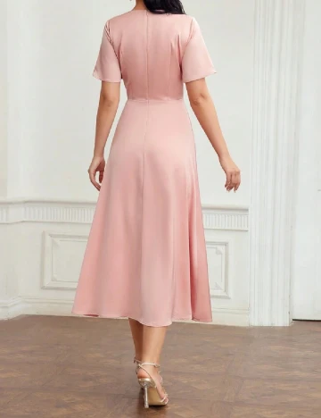 Rochie medie MOTF, roz