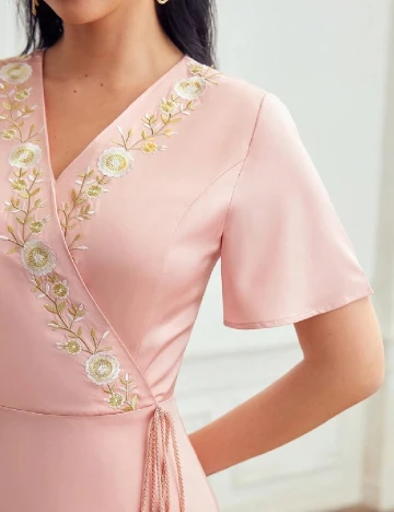 Rochie medie MOTF, roz