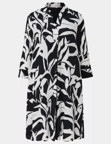 Rochie scurta s.Oliver, alb/negru