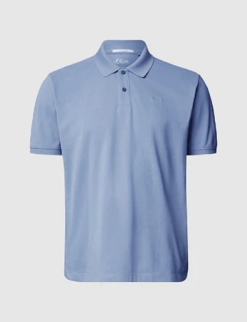 Tricou s.Oliver Plus Size Men, albastru Albastru