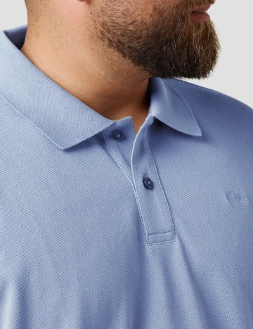 Tricou s.Oliver Plus Size Men, albastru Albastru