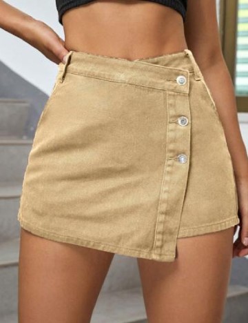 
						Fusta pantalon SHEIN, maro