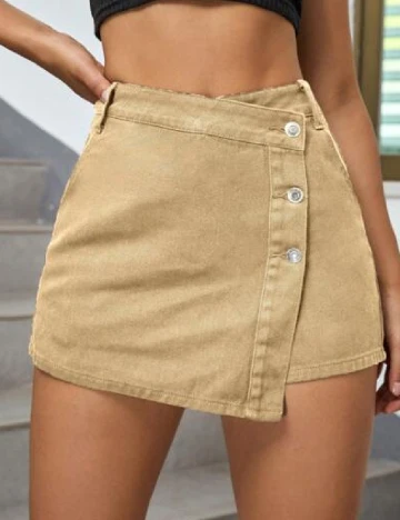 Fusta pantalon SHEIN, maro