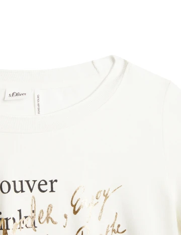 Tricou s.Oliver, alb