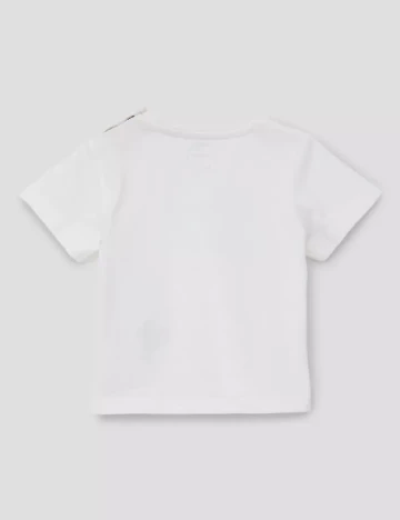 Tricou s.Oliver, alb Alb