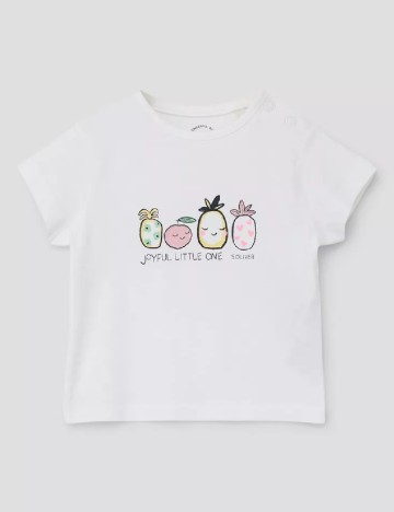 
						Tricou s.Oliver, alb