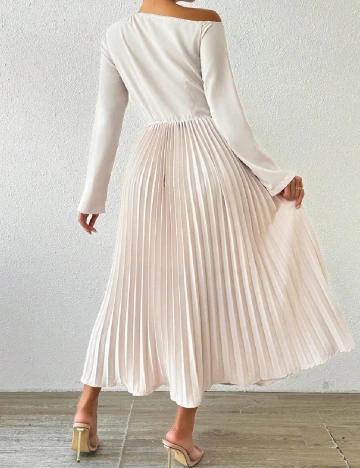 Rochie lunga SHEIN, crem