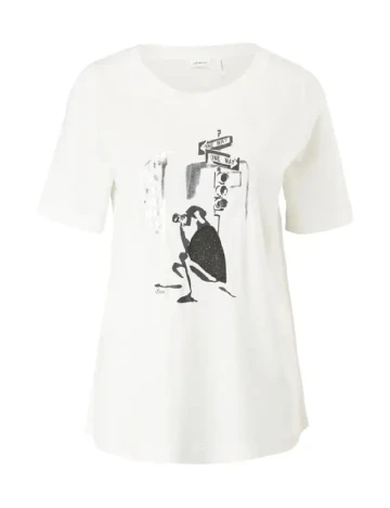 Tricou s.Oliver, alb