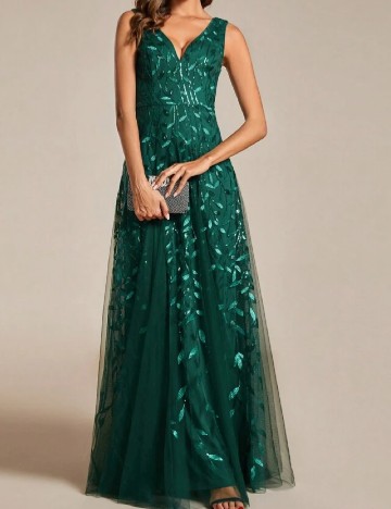 
						Rochie lunga Ever-Pretty, verde
