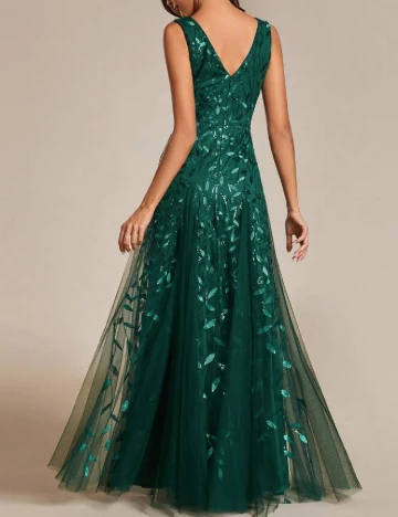 Rochie lunga Ever-Pretty, verde