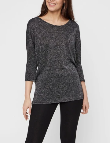 Bluza Pieces, negru, L