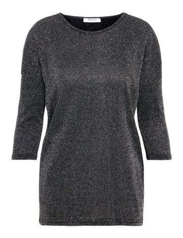 Bluza Pieces, negru, L
