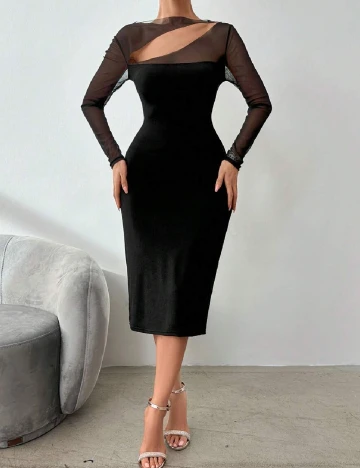 Rochie medie SHEIN, negru