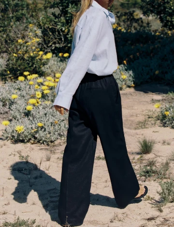 Pantaloni Zara, bleumarin