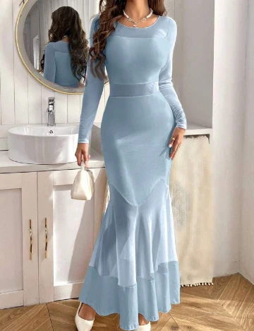 Rochie lunga SHEIN, albastru