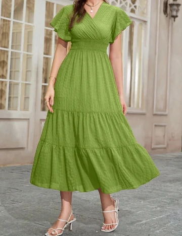 Rochie lunga SHEIN, verde