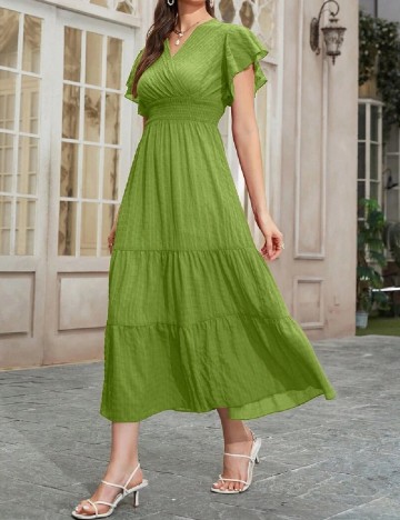 Rochie lunga SHEIN, verde