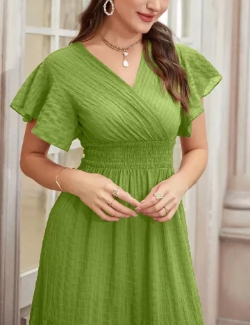 Rochie lunga SHEIN, verde