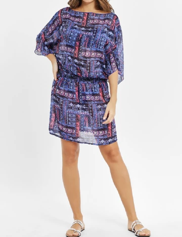 Rochie de plaja s.Oliver, albastru