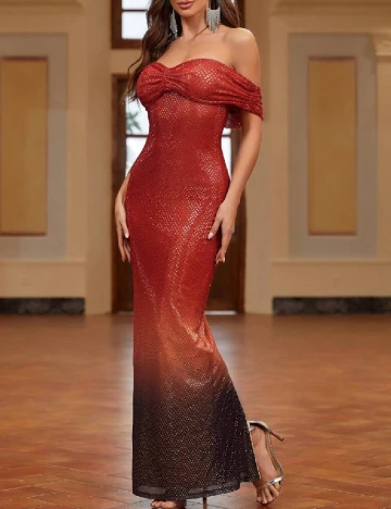 Rochie lunga SHEIN, rosu