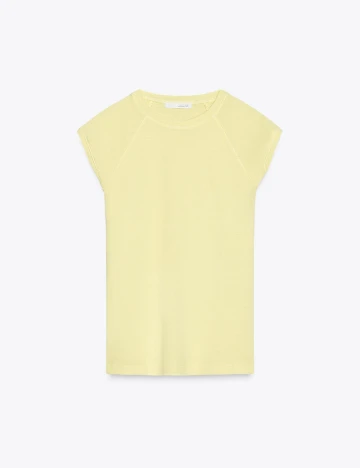 Tricou Zara, galben