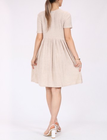 Rochie scurta SHEIN, crem