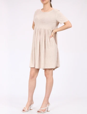 Rochie scurta SHEIN, crem