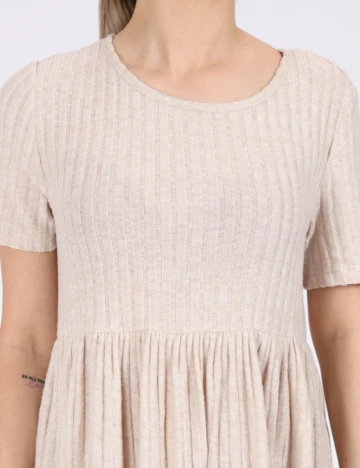 Rochie scurta SHEIN, crem
