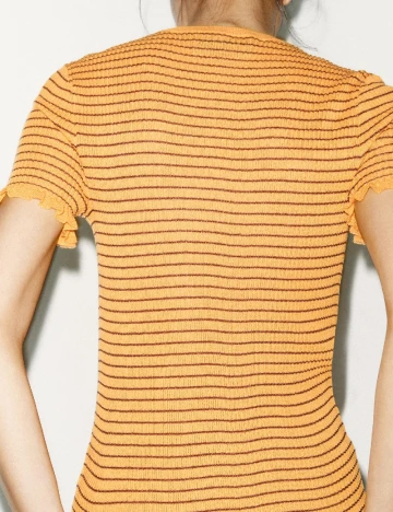 Tricou Zara, portocaliu