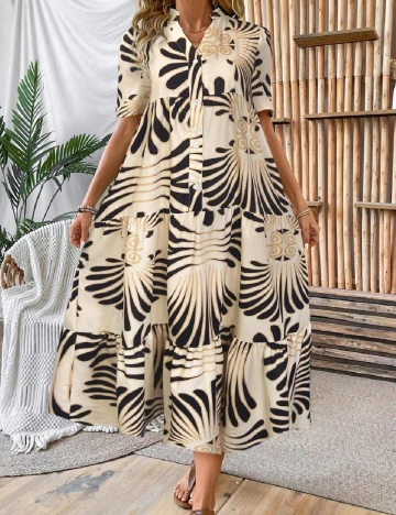 Rochie medie SHEIN, crem