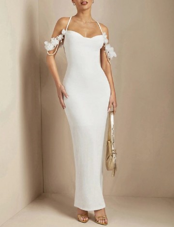 
						Rochie lunga SHEIN, alb