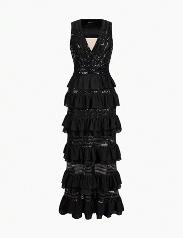 Rochie lunga MOTF, negru